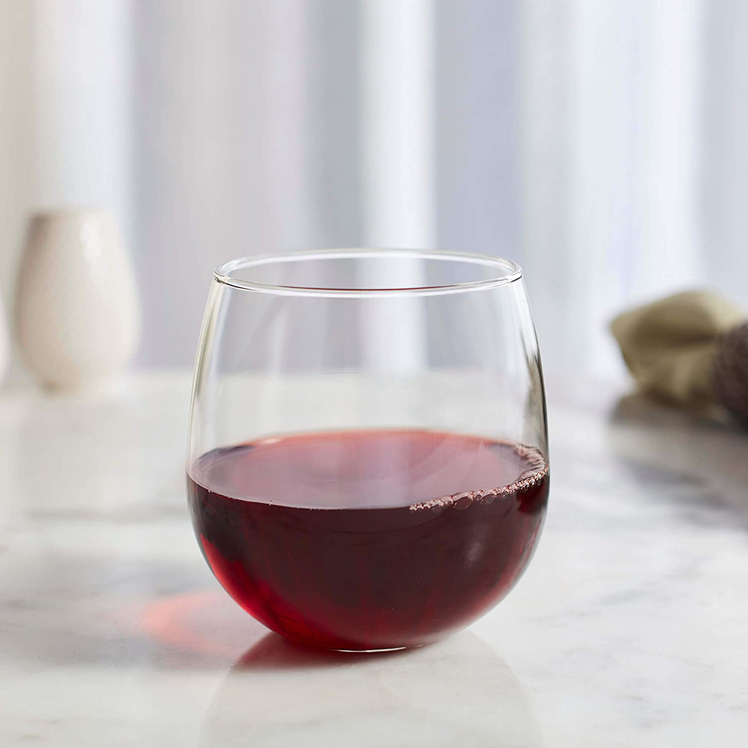Libbey Stemless Red Wine Glasses, 17 oz. & Reviews Wayfair