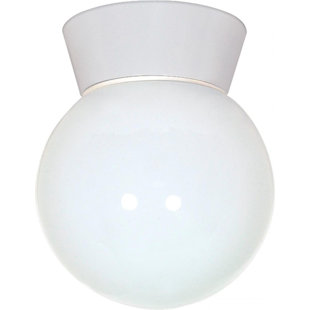 Best Chapin Traditional 1-Light Flush Mount By Ebern Designs Outdoor Lighting Chapin Traditional 1-Light Flush Mount By Ebern Designs Outdoor Lighting