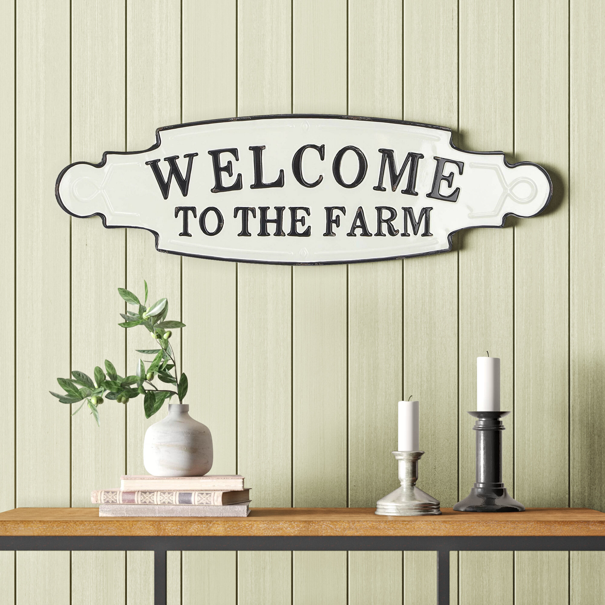 Farmhouse Welcome To The Farm Wall Decor Reviews Birch Lane