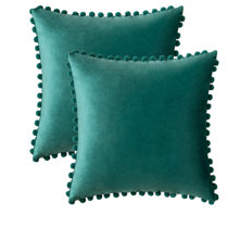 teal blue pillow cases