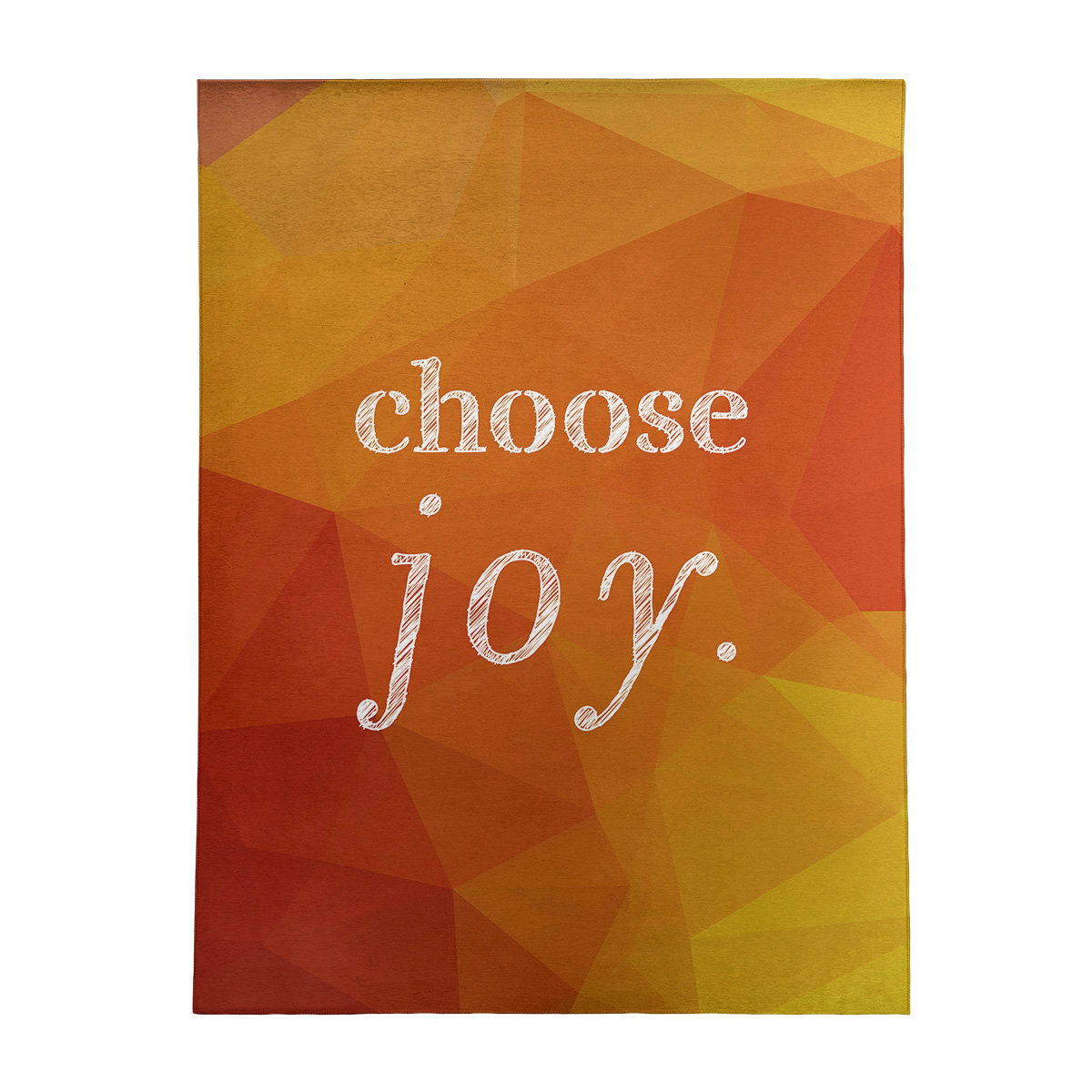 East Urban Home Faux Gemstone Choose Joy Quote Poly Chenille Rug Wayfair