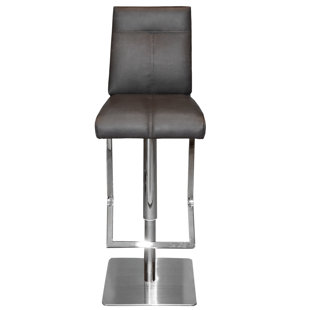 Go to store & view more images Castillo Adjustable Height Swivel Bar Stool by RMG Fine Imports