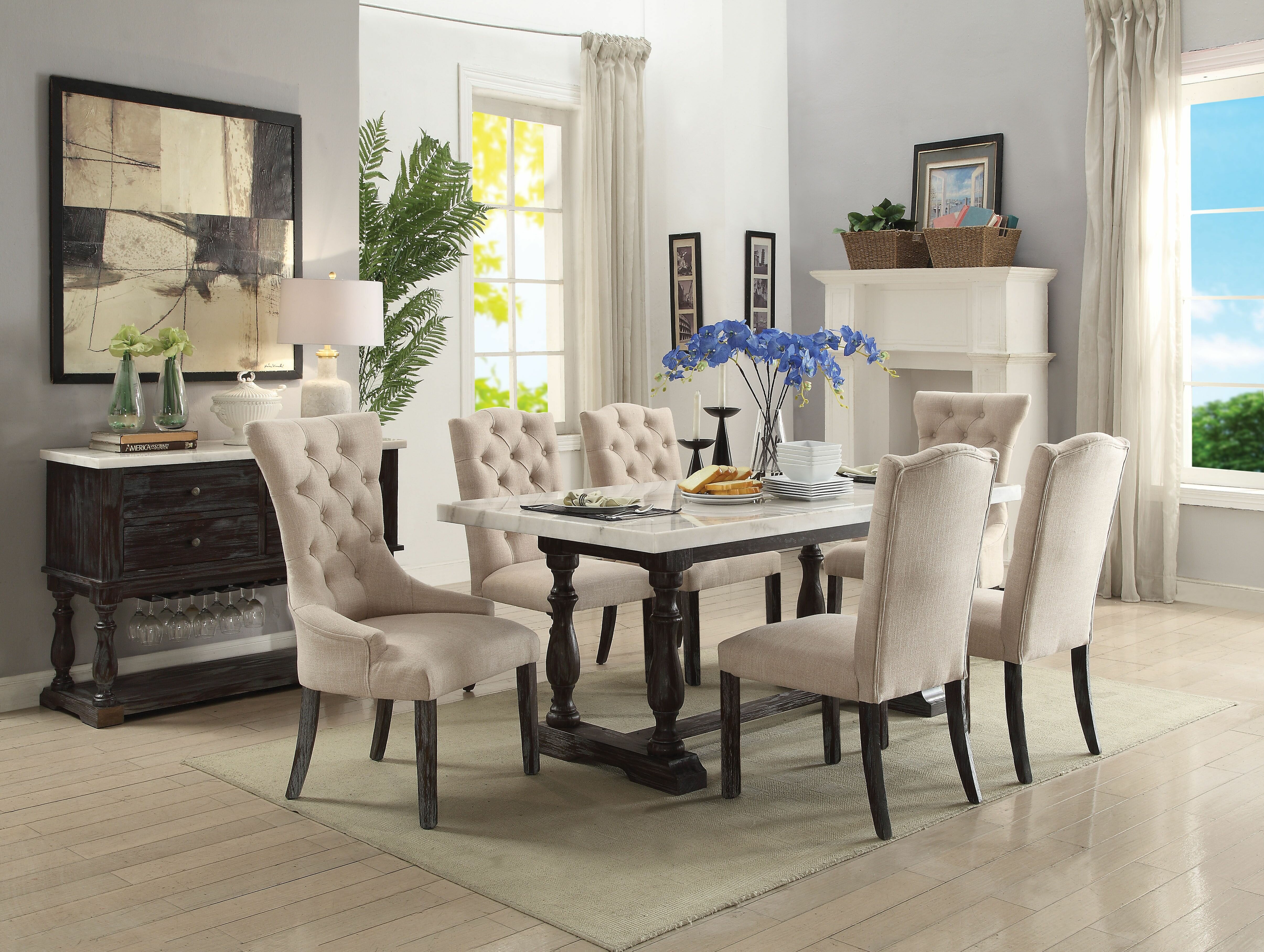 twomey upholstered dining chair