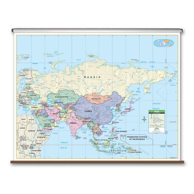 Framed World Wall Maps