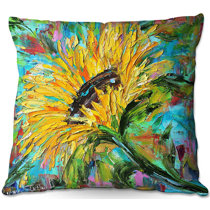 sunflower accent pillows