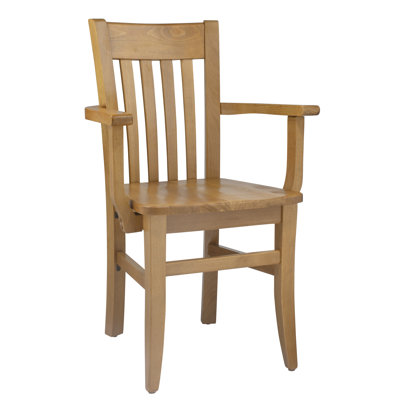 Henson Solid Wood Slat Back Arm Chair INCOMPLETE 