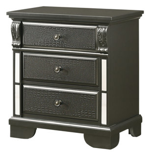 Northern 3 Drawer Nightstand by House of Hampton