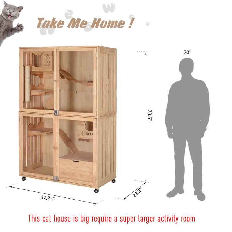 pawhut cat enclosure