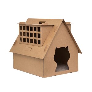 Cardboard Cat House