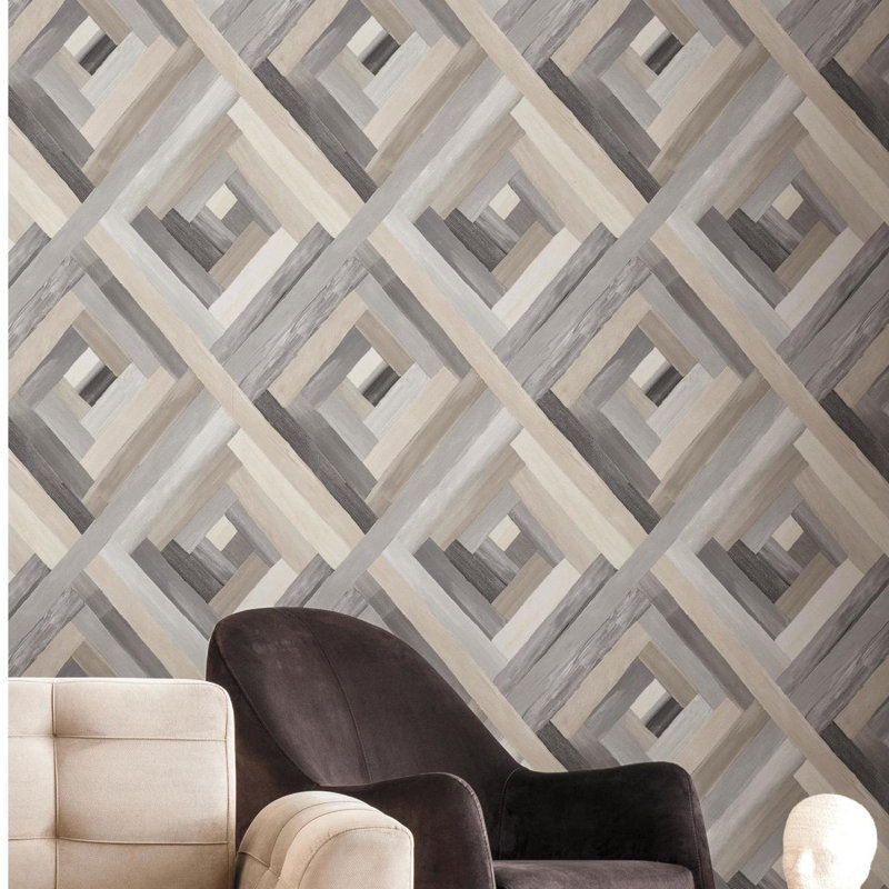 York Wallcoverings Wynwood Geometric 33 L X 20 5 W Wallpaper