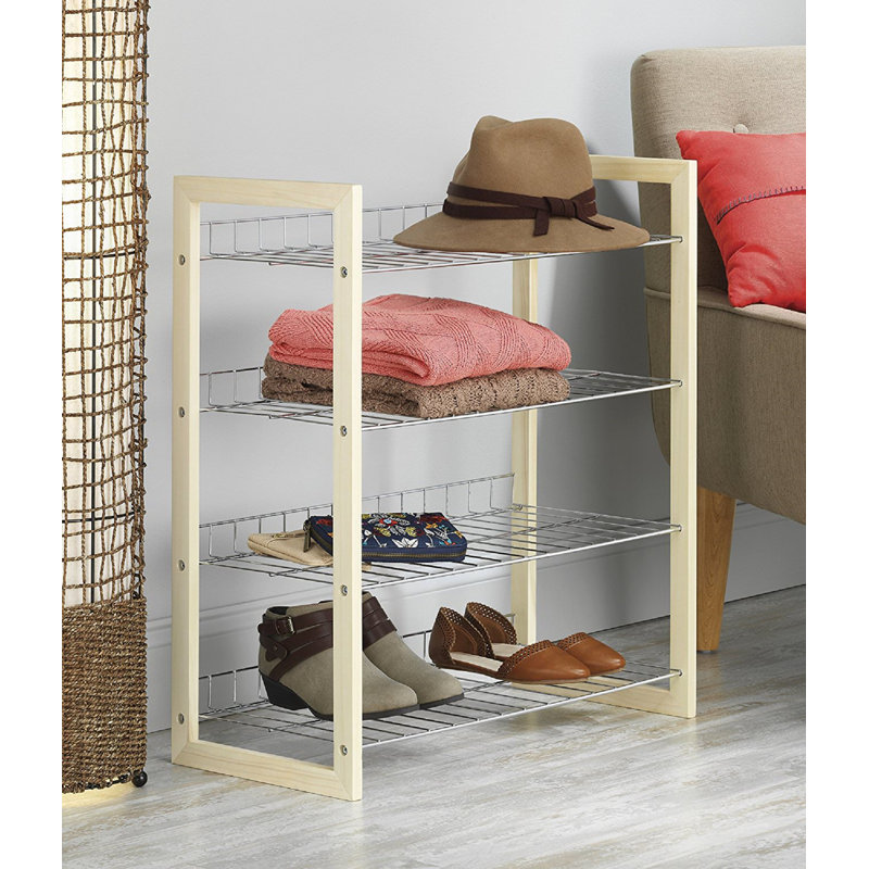 Whitmor Inc 4 Tier Shoe Rack Reviews Wayfair