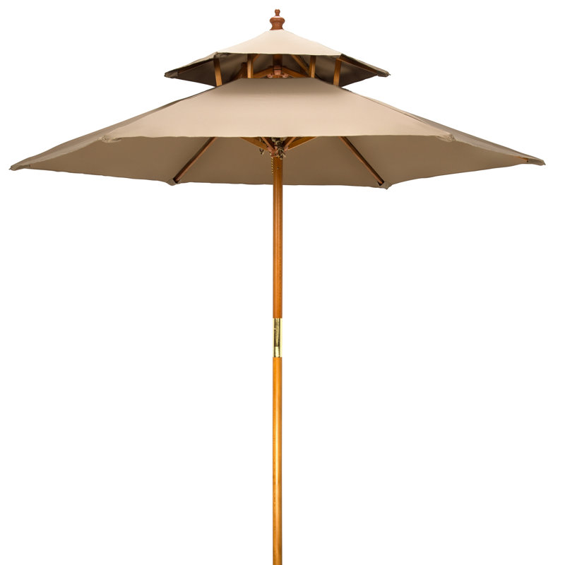 Bloomsbury Market Ardencroft Wood 2 Tier Pagoda Style Patio 7