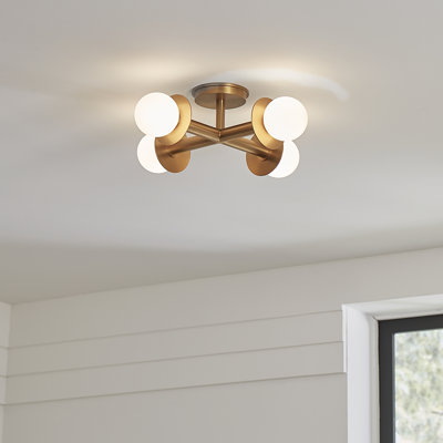 Allegra 4 -Light 18" Semi Flush Mount by Kelly Wearstler
