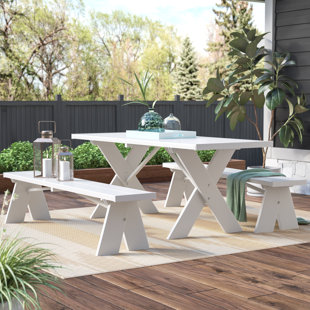 Picnic White Patio Tables You Ll Love In 2020 Wayfair