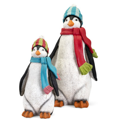 penguin christmas figurines