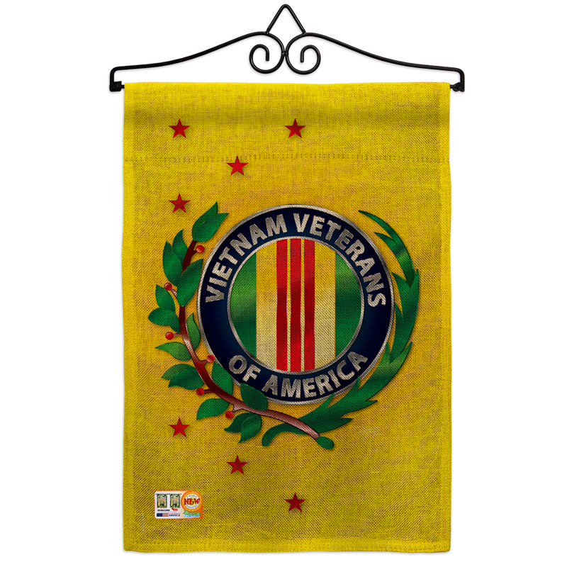 Breeze Decor Vietnam Veteran 2 Sided Burlap 19 X 13 In Garden Flag Wayfair