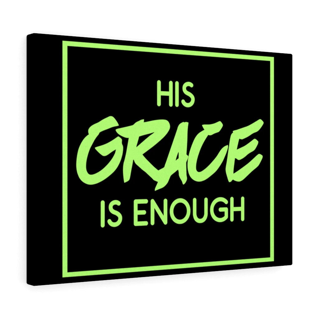 Trinx His Grace Is Enough Christian Wall Art Print Ready to Hang Wayfair