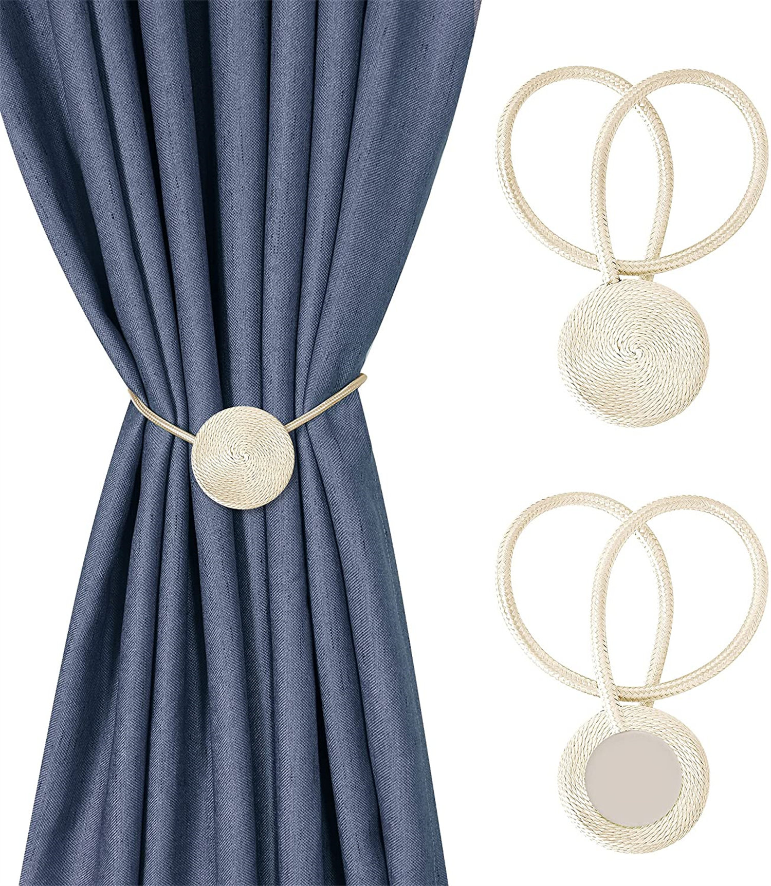 1pc Curtain Home Backs Holdbacks Magnetic Tiebacks Tie Clips Of Buckle Flower 1pc Curtain Home Backs Holdbacks Magnetic Tiebacks Tie Clips Of Buckle Flower