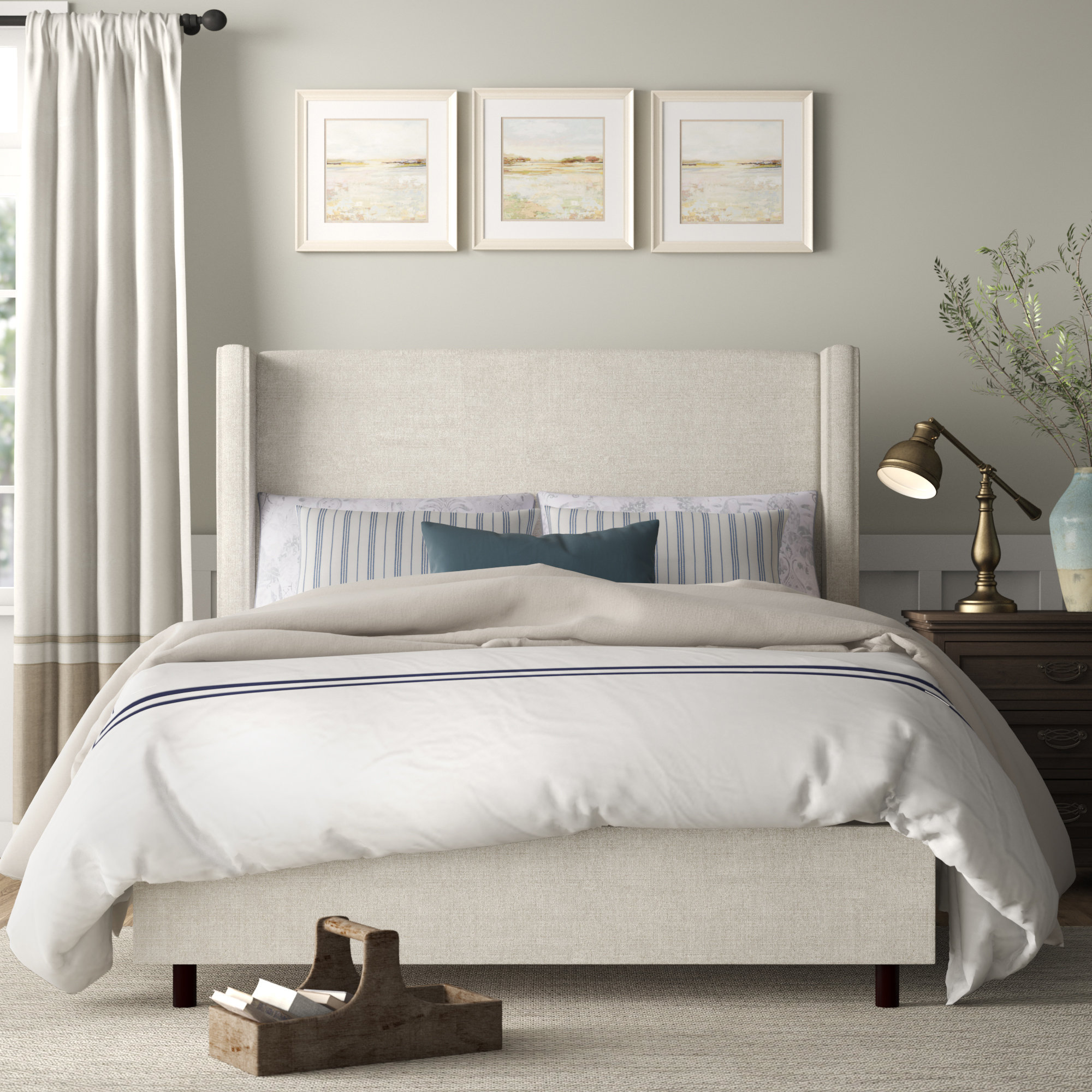 upholstered panel bed upholstered panel bed
