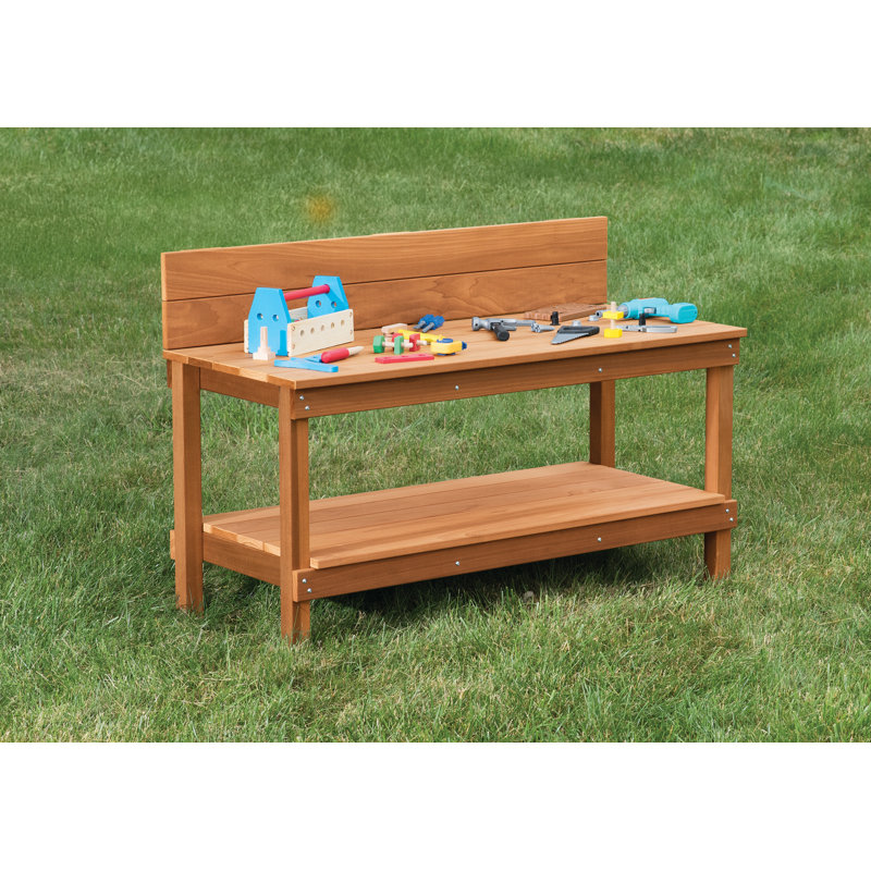 Childcraft Lostwithiel Outdoor 48 W Wood Top Workbench Wayfair
