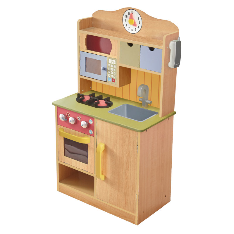 Teamson Kids 5 Piece Little Chef Wooden Play Kitchen Set Reviews