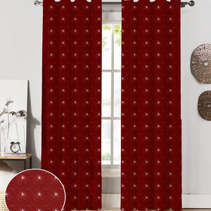 Star Burst Curtain Panels (Set of 2)