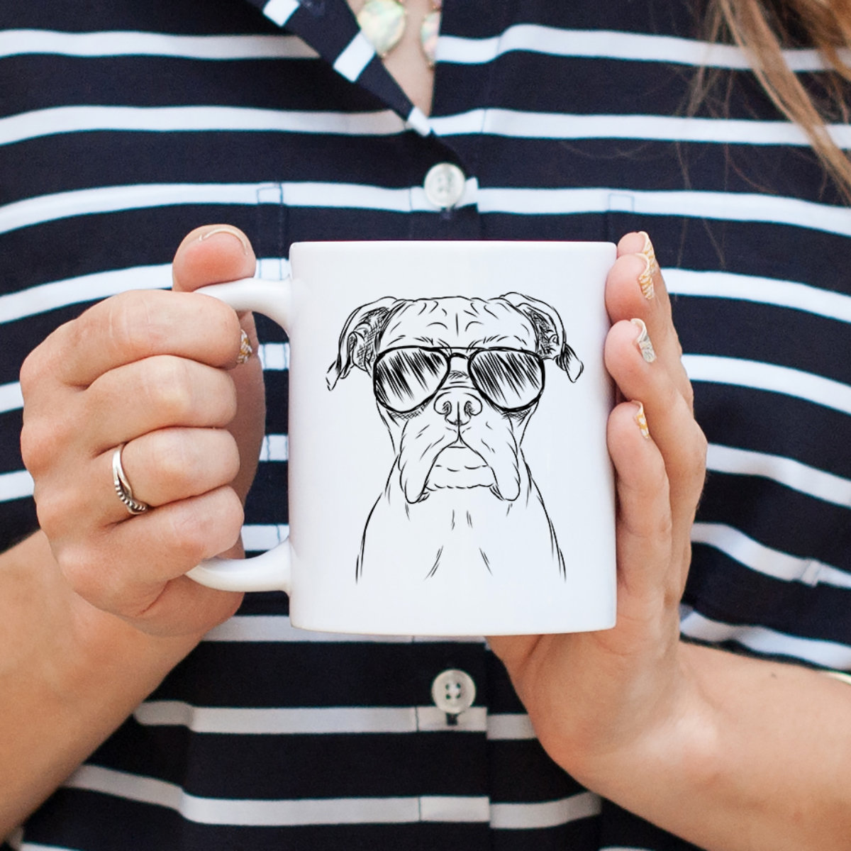 Wrought Studio Curto Axel The Boxer Dog Coffee Mug Reviews Wayfair