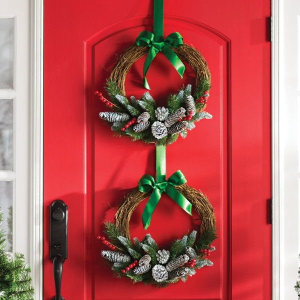 Large Outdoor Grapevine Wreath Wayfair