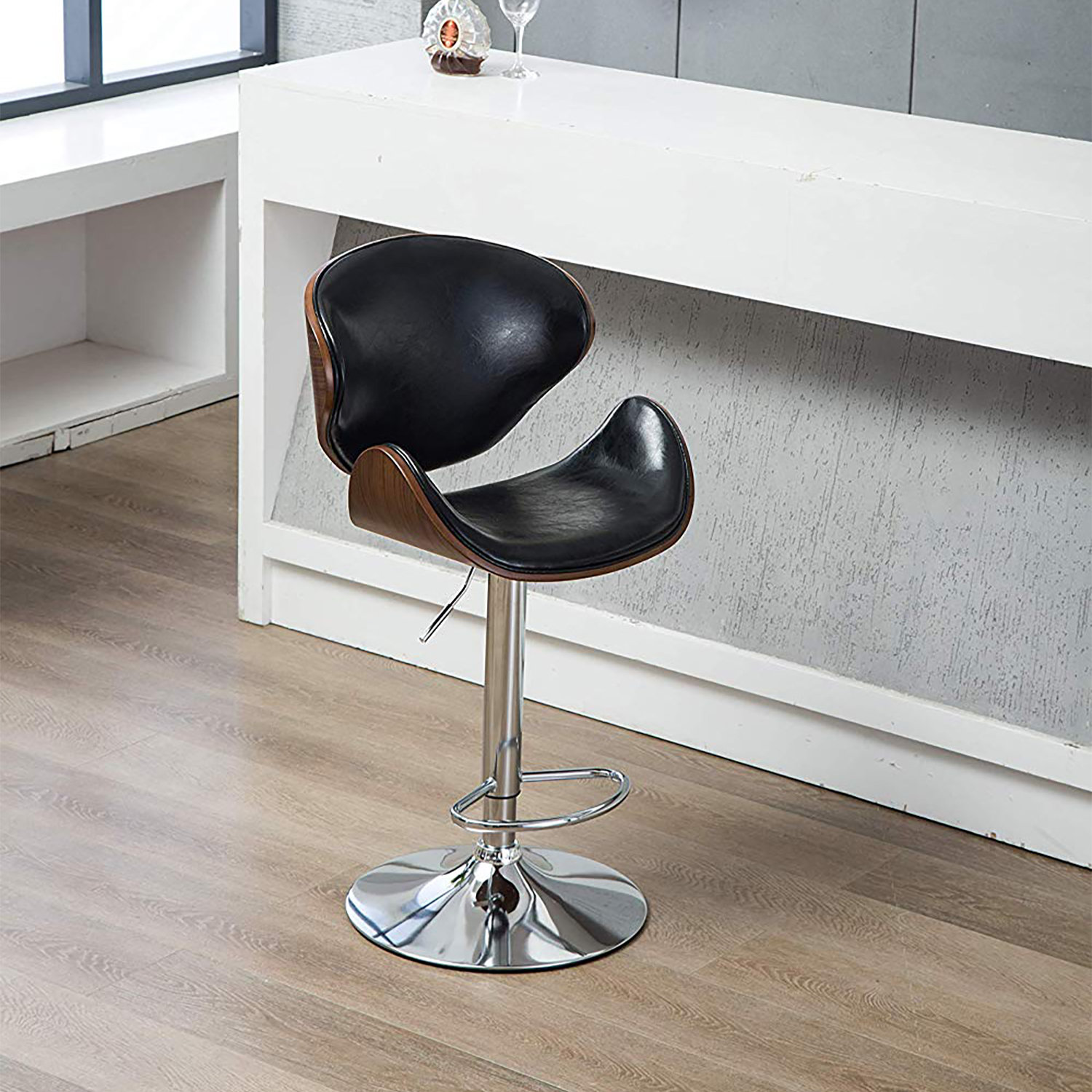 Orren Ellis Asi Swiveladjustable Height Bar Stool Wayfair