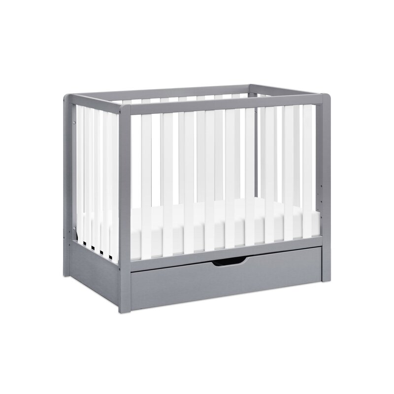 mini crib with storage