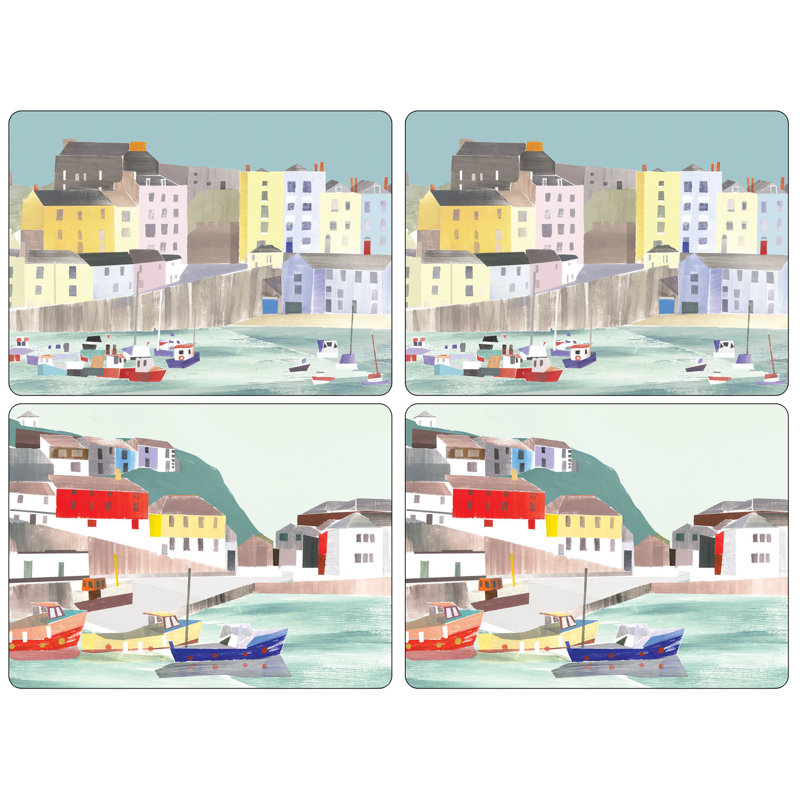 Pimpernel Pimpernel Harbour 4 Piece Cork Placemat Set Reviews