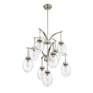 Gustavo 9-Light Candle-Style Chandelier