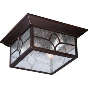 Best Dohn 2-Light Flush Mount By Red Barrel Studio Outdoor Lighting Dohn 2-Light Flush Mount By Red Barrel Studio Outdoor Lighting