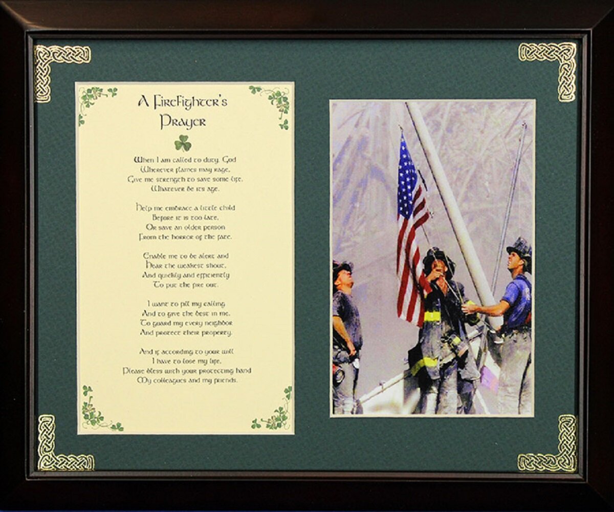 Peter Townsend's Irish Collection Firefighter's Prayer Blessing ...