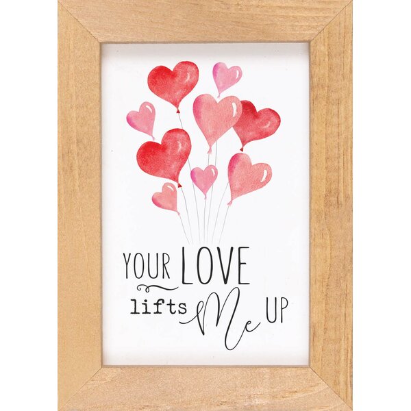 The Holiday Aisle® Your Love Lifts Me up Framed Art & Reviews | Wayfair