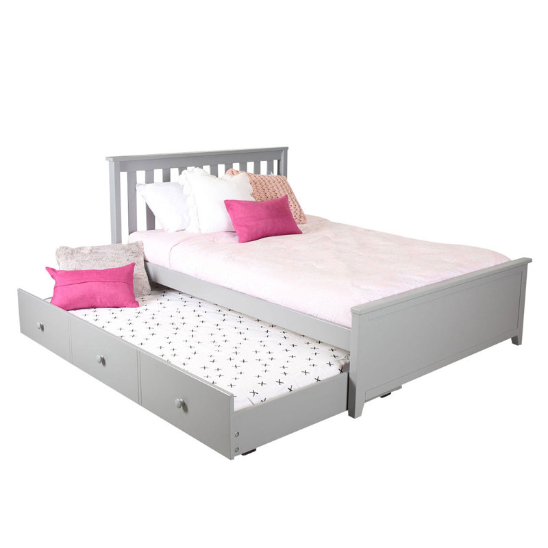 Harriet Bee Muncie Solid Wood Mate S And Captain S Bed With