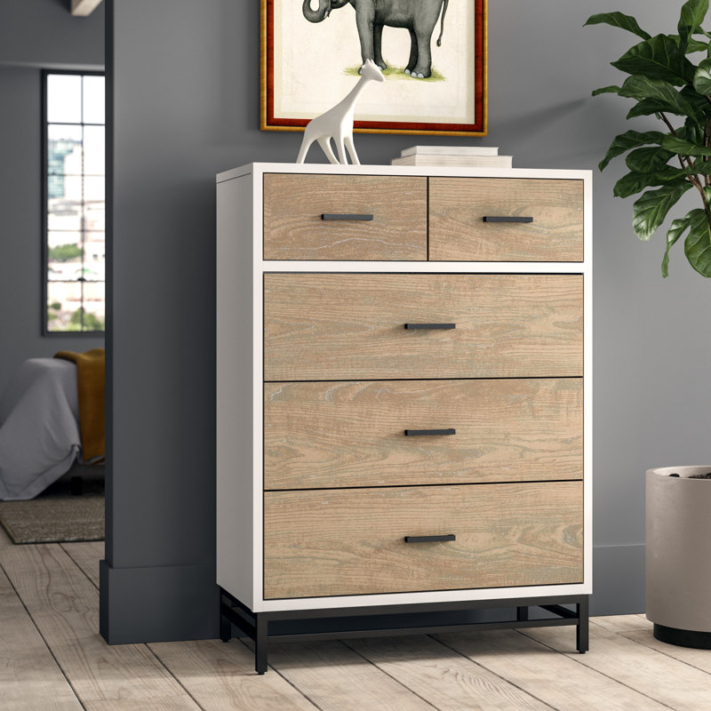 Canora Grey Frieda 5 Drawer Chest Wayfair