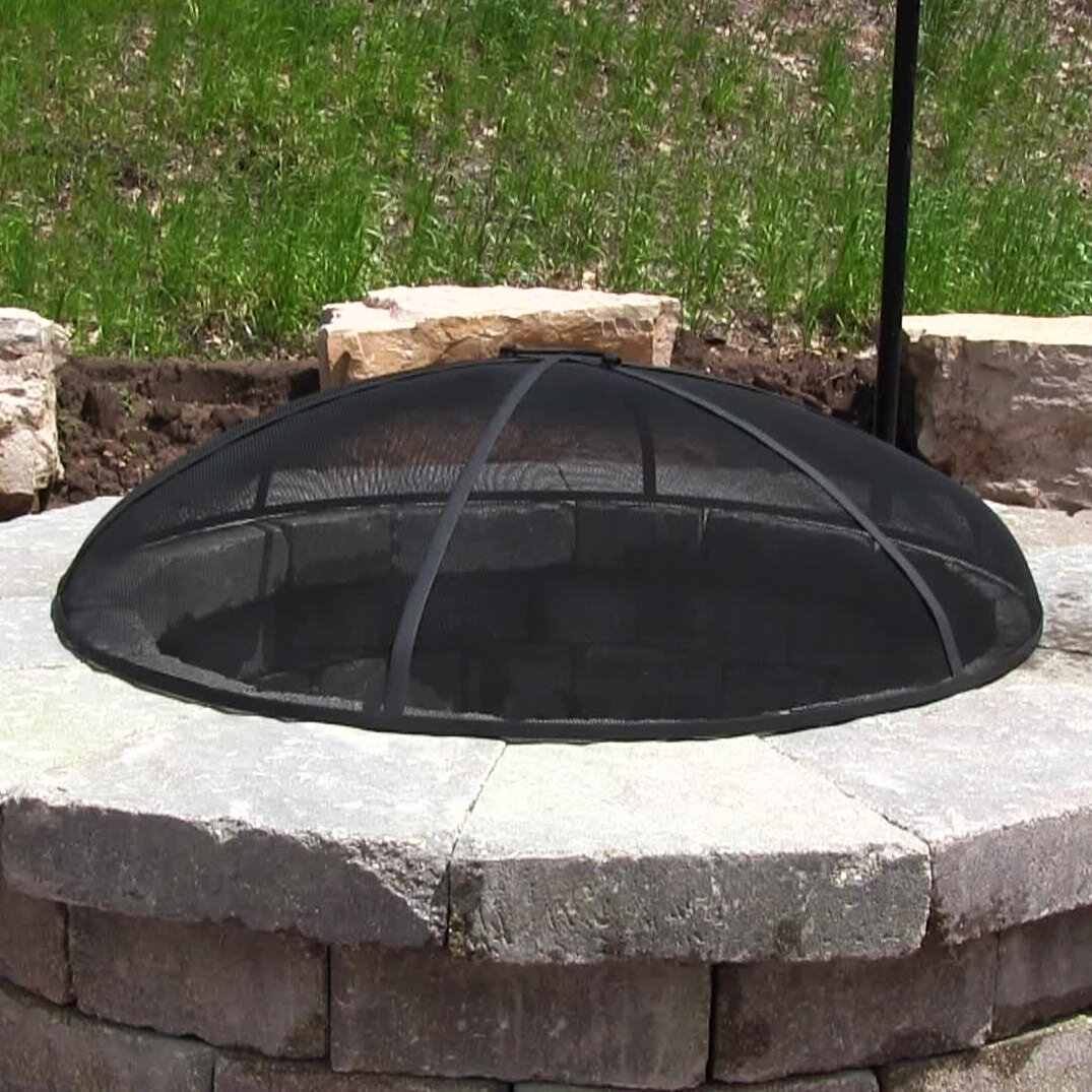 Freeport Park Pineville Fire Pit Spark Screen Reviews Wayfair