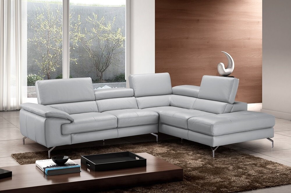 Olivia Leather Sectional Sofa