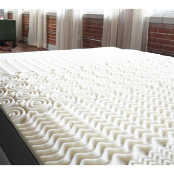 Alwyn Home Zone Egg Crate 1 5 Memory Foam Mattress Topper