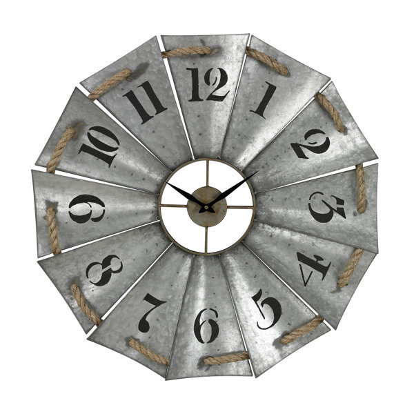 Wall Clock With Rope Hanger Wayfair
