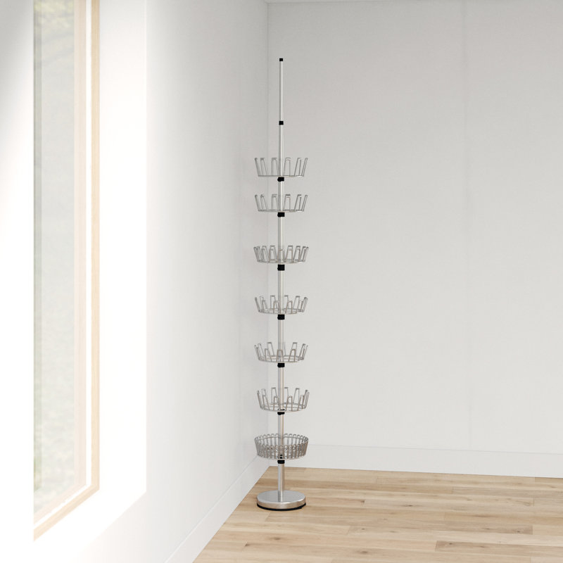 Project Tidy Floor To Ceiling 36 Pair Shoe Rack Reviews Wayfair Ca
