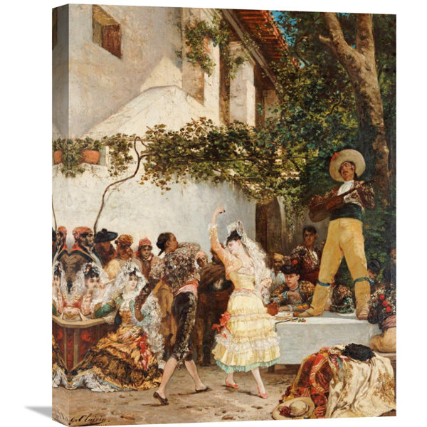 Global Gallery The Spanish Dancers By Georges Victor Clarin