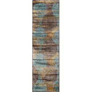 Charleena Blue Ikat Rug