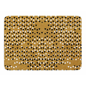 Golden Sky by Pom Graphic Design Bath Mat