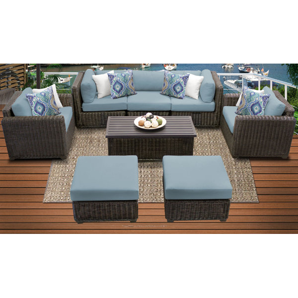 Tk Clics Venice Outdoor 8 Piece Sofa Seating Group With Cushions Tk Clics Venice Outdoor 8 Piece Sofa Seating Group With Cushions Wayfair