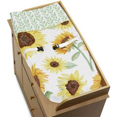 yellow changing table