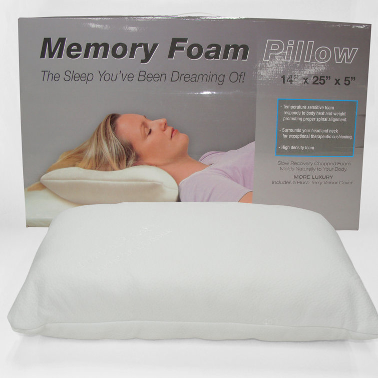 chopped foam pillows