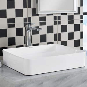 Plaisiru00ae Slender Rectangular Vessel Bathroom Sink