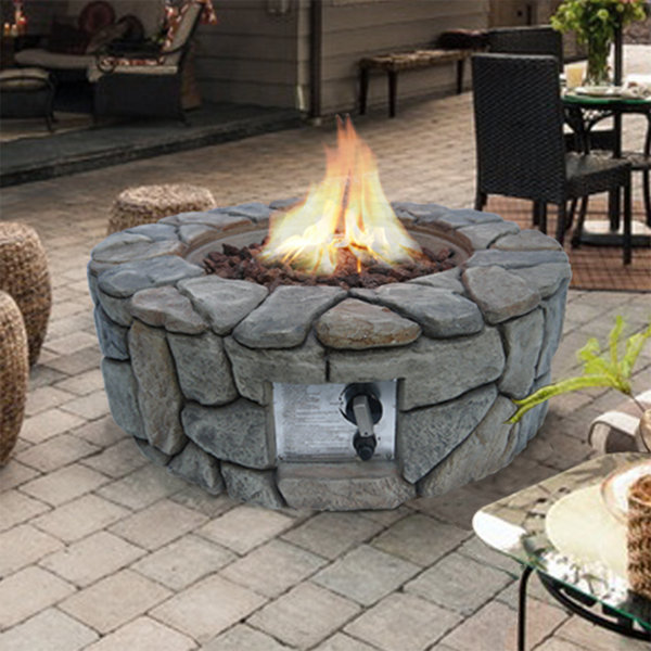 Sol 72 Outdoor Jenice Polyresin Propane Gas Fire Pit | Wayfair.co.uk